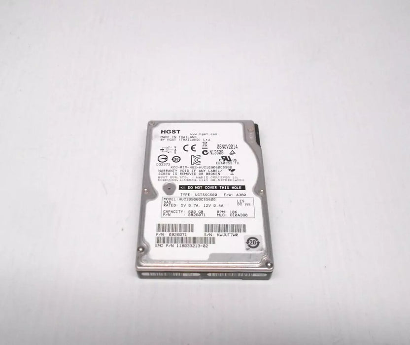 Hitachi HUC109060CSS600 600GB 10K SAS 2.5" 6Gbs Hard Drive Server