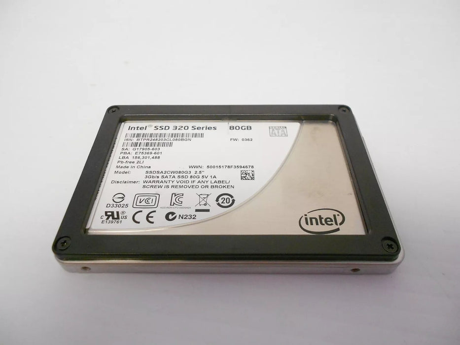 HP Nimble SAN Storage 80GB SSD 3Gb Hard Drive CS210 CS215 CS220 SP-SSD-80GB