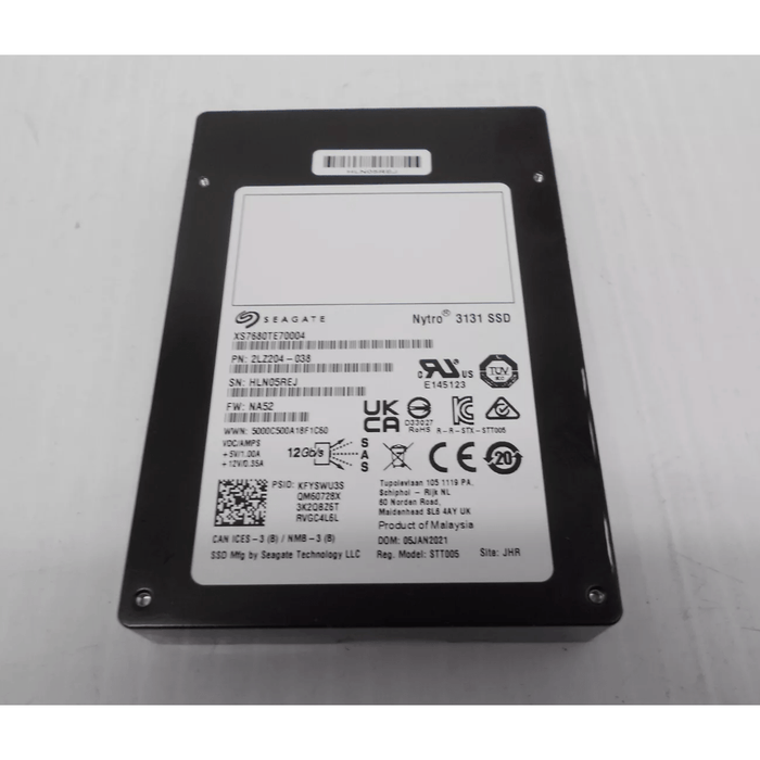 Seagate Nytro 3130 7.68TB SSD SAS 12G Server Hard Drive Dell HP XS7680TE70004