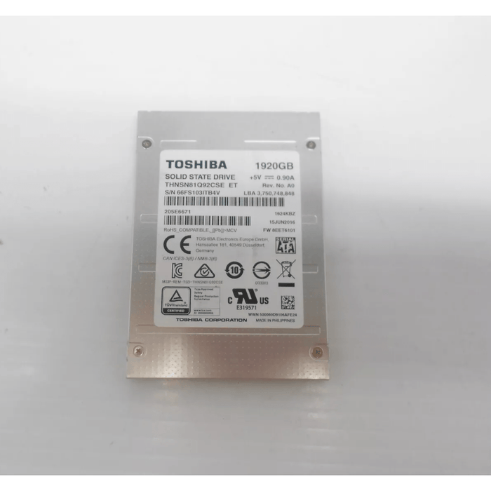 Toshiba 1.92TB SSD SATA 2.5" 6G Laptop Server Desktop PC Hard Drive Dell HP 2TB