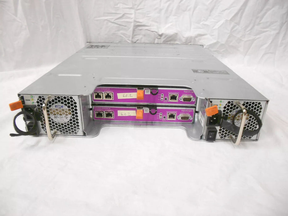 DELL EQUALLOGIC PS4100XV 12x 600GB 15K SAS iSCSI STORAGE SAN Type 12 PS4100